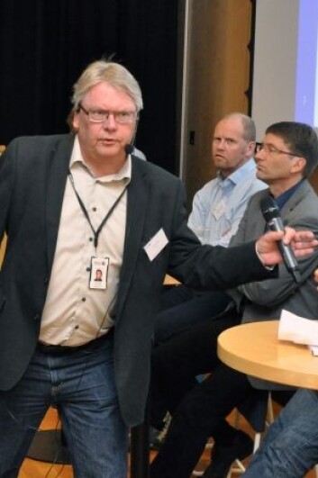 Her er avdelingsdirektør ved NGU, Tom Heldal, sammen med kolleger fra inn- og utland under et arbeidsmøte i Trondheim. (Foto: NGU) Her er avdelingsdirektør ved NGU, Tom Heldal, sammen med kolleger fra inn- og utland under et arbeidsmøte i Trondheim. (Foto: NGU)