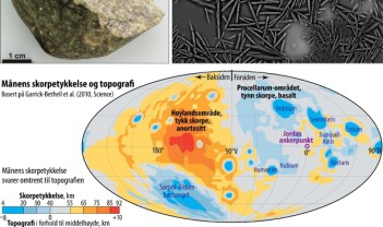 Et nytt mineral fra Månen - finnes også dypt nede i Jorda Et nytt mineral fra Månen - finnes også dypt nede i Jorda