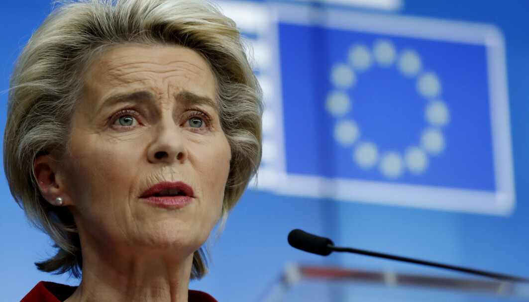 Onsdag skal Ursula von der Leyen og hennes kommisjon gi sin tilslutning til avtalen om kjøp av Pfizers vaksine, så snart den er klar. Onsdag skal Ursula von der Leyen og hennes kommisjon gi sin tilslutning til avtalen om kjøp av Pfizers vaksine, så snart den er klar.