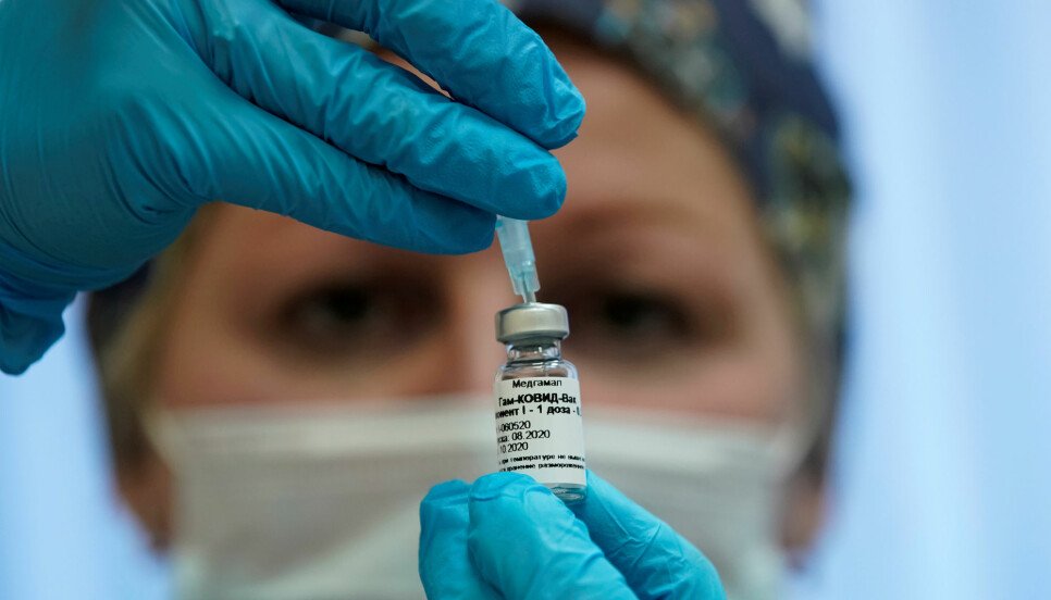 Den russiske vaksinen er utviklet ved det statlige Gamaleja-instituttet i Moskva.