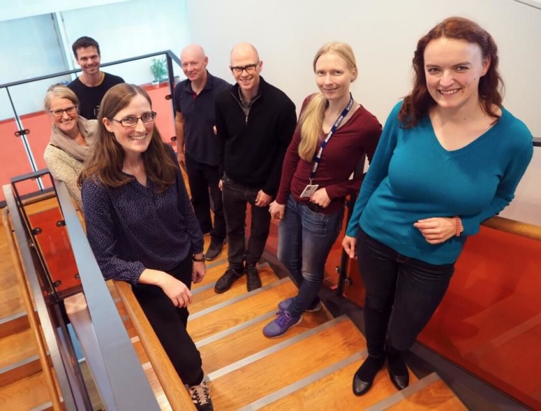 Med klokka f.v.: Eva Maria Wenzel, Camilla Raiborg, Sebastian W. Schultz, Harald Stenmark, Andreas Carlson, Ingrid Kjos, Susanne Liese. Med klokka f.v.: Eva Maria Wenzel, Camilla Raiborg, Sebastian W. Schultz, Harald Stenmark, Andreas Carlson, Ingrid Kjos, Susanne Liese.