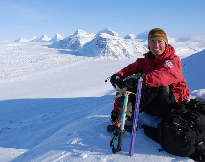 Anne Chapuis på Svalbard (Foto: privat) Anne Chapuis på Svalbard (Foto: privat)