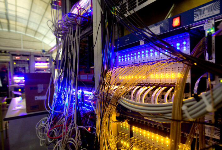 Fra OPERA-eksperimentet ved Gran Sasso National Laboratory i Italia. (Foto: National Institute of Nuclear Physics Italy) Fra OPERA-eksperimentet ved Gran Sasso National Laboratory i Italia. (Foto: National Institute of Nuclear Physics Italy)