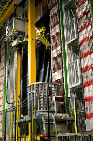 OPERA-detektoren ved Gran Sasso National Laboratory i Italia. (Foto: National Institute of Nuclear Physics Italy) OPERA-detektoren ved Gran Sasso National Laboratory i Italia. (Foto: National Institute of Nuclear Physics Italy)