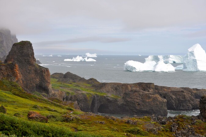Fra Ilulissat (Jakobshavn) vest på Grønland og fjorden. Fra Ilulissat (Jakobshavn) vest på Grønland og fjorden.