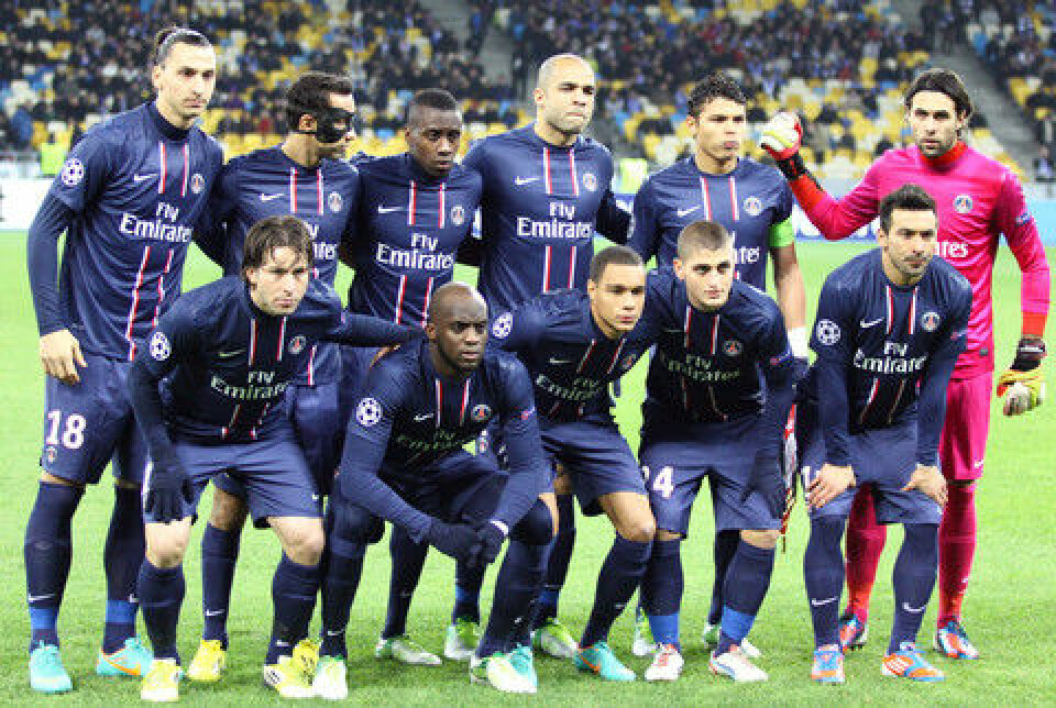 Paris Saint-Germain har 2-1 å gå på før morgendagens møte med Valencia på Parc Des Princes i Paris. Kanskje regner de med at hjemmefordelen skal veie opp for savnet av den utestengte Zlatan Ibrahimovic. Det gjør den ikke. (Foto: www.colourbox.no)