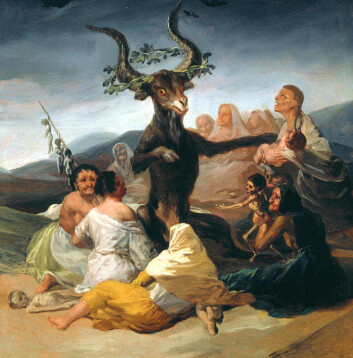 Witches' Sabbath av Francisco Goya, 1789. Witches' Sabbath av Francisco Goya, 1789.