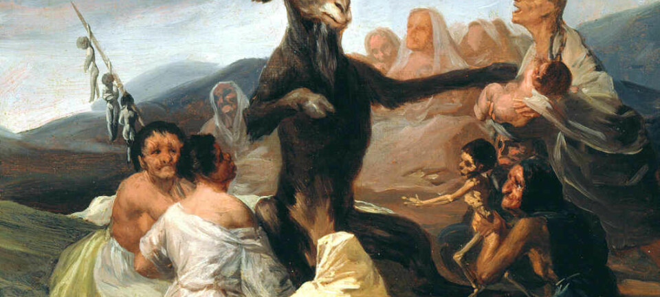 Witches' Sabbath av Francisco Goya, 1789.