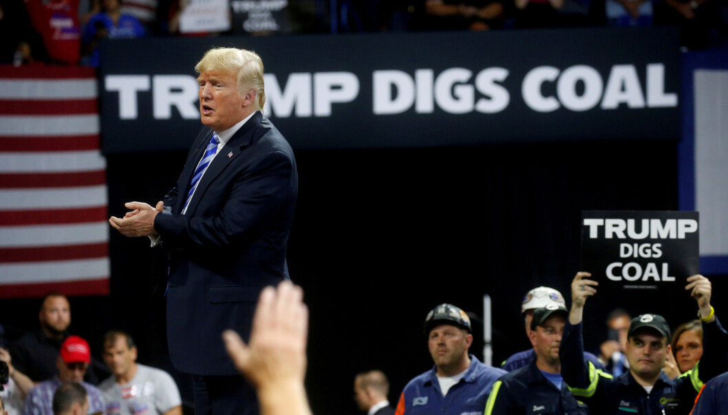 Trump har blant annet ønsket å revitalisere USAs kullindustri. Trump har blant annet ønsket å revitalisere USAs kullindustri.