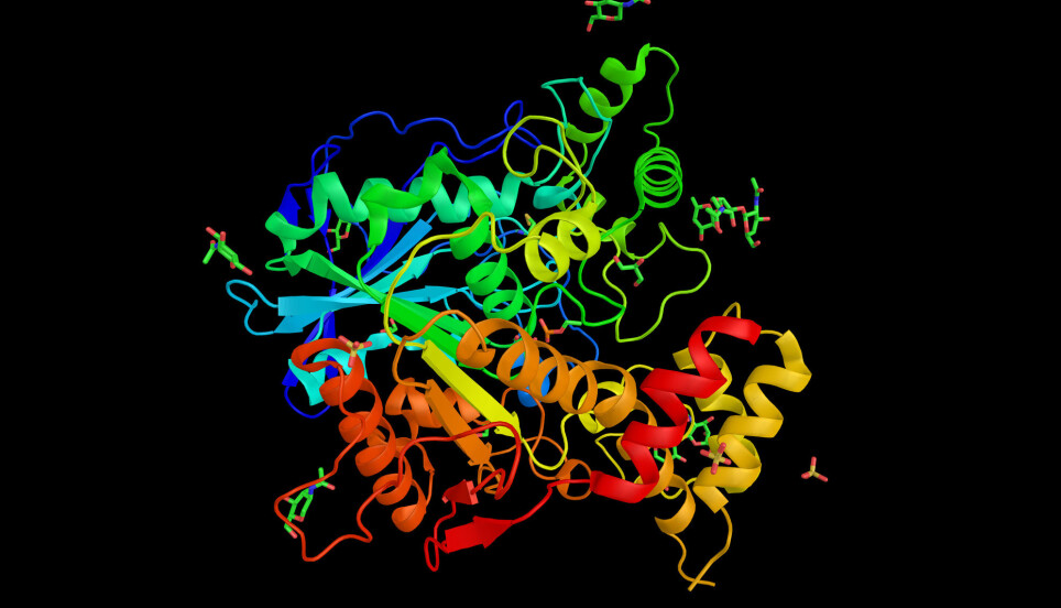 Mange proteiner folder og krøller seg på intrikate måter.