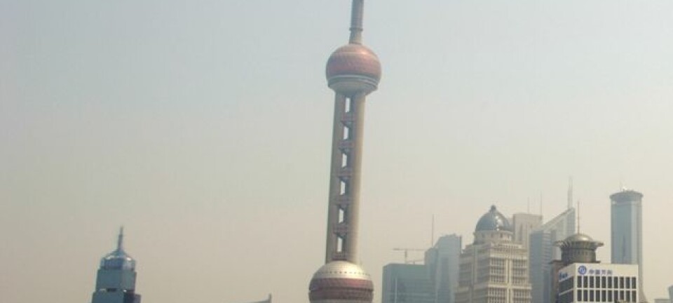 TV-tårnet i Shanghai står som et symbol på Kinas økonomiske vekst. Colourbox