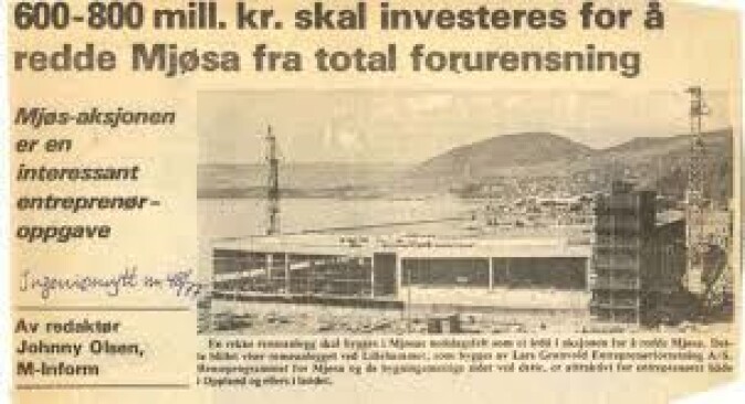 Faksimile fra Ingeniørnytt, 1977. Faksimile fra Ingeniørnytt, 1977.