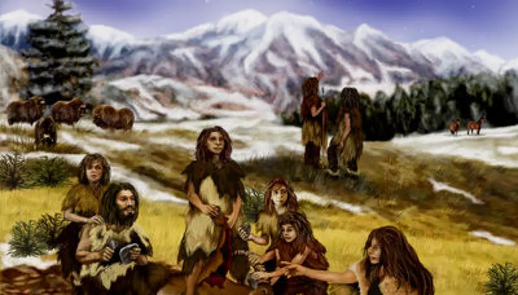 Neandertalerne best i motbakke