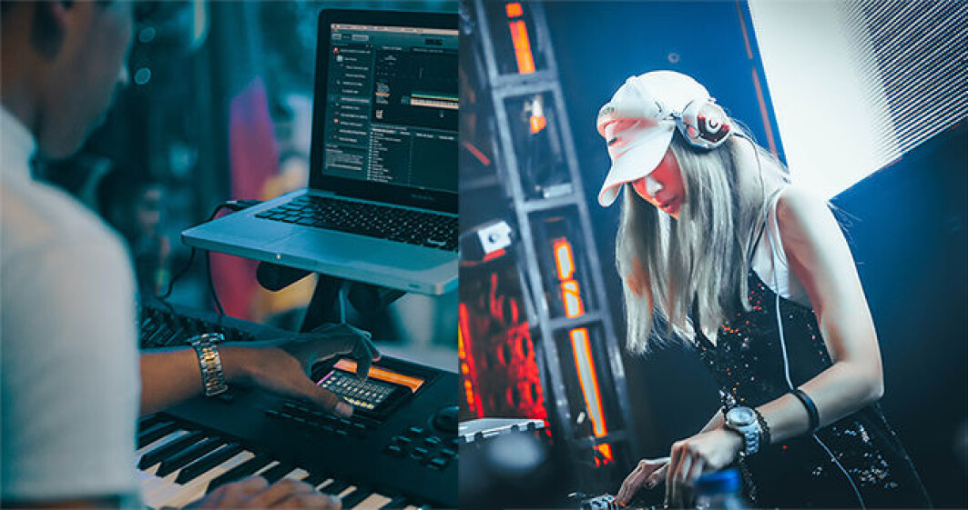 Med ny teknologi for nettverksbasert konserter kan man spille elektronisk musikk over internett fra ulike steder. Med ny teknologi for nettverksbasert konserter kan man spille elektronisk musikk over internett fra ulike steder.
