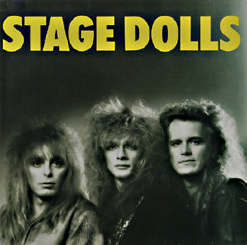 Stage Dolls platecover fra plata med samme navn, utgitt i 1988. (Foto: Rockheim)