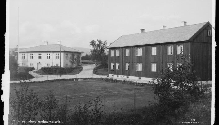 Nordlysobservatoriet i Tromsø ble åpnet i 1930. Nordlysobservatoriet i Tromsø ble åpnet i 1930.