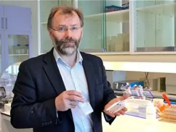 Rolf Einar Engstad ser et meget stort potensiale for Biotec Pharmacons nye produkt. (Foto: Siw Ellen Jakobsen)