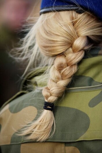 Kvinner truer de den stereotype oppfatningen av idealsoldaten. (Foto: Torgeir Haugaard/ FMS) Kvinner truer de den stereotype oppfatningen av idealsoldaten. (Foto: Torgeir Haugaard/ FMS)