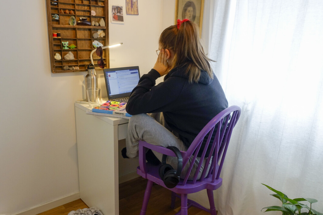 Mange av ungdommene i en ny studie rapporterte om at de var mye mer passive under koronarestriksjonene. Mange av ungdommene i en ny studie rapporterte om at de var mye mer passive under koronarestriksjonene.