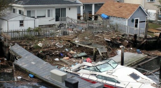 – Orkanen Sandy kan bli like dyr som 11. september