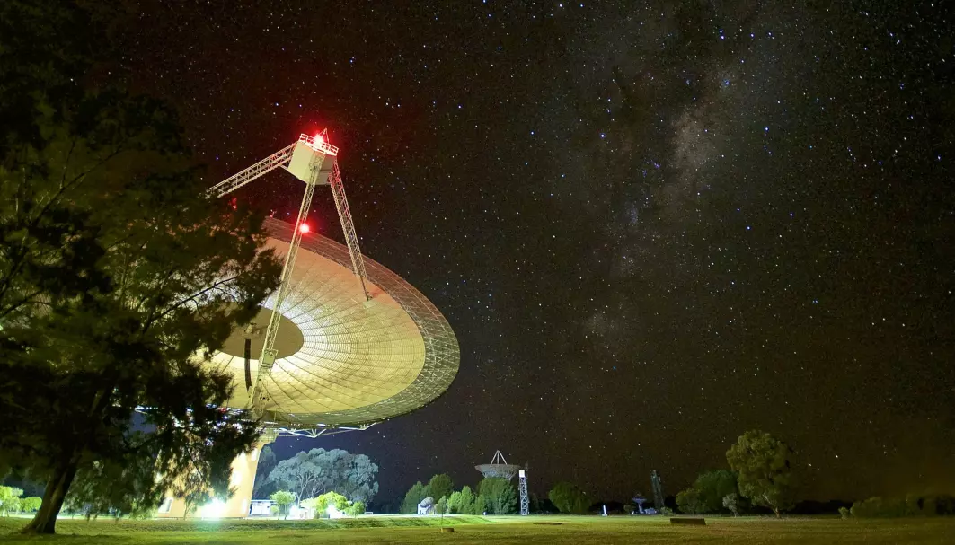Det var ved radioteleskopet Parkes Observatory i New South Wales, Australia, at den uvanlige strålingen ble registrert.