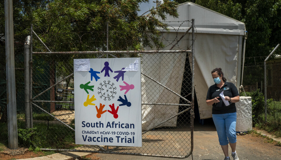 En ny mutasjon av koronaviruset er oppdaget i Sør-Afrika. På bildet er et vaksinetestsenter ved Chris Sani Baragwanath-sykehuset i Soweto utenfor Johannesburg i Sør-Afrika.