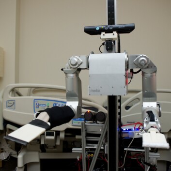 Sykepleierroboten Cody (Foto: Rob Felt/Georgia Tech) Sykepleierroboten Cody (Foto: Rob Felt/Georgia Tech)