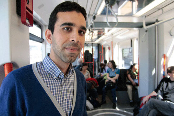 Mohammad Reza Sohizadeh Abyaneh har avdekket at RFID-brikker ikke er så sikre. (Foto: Dag Hellestad) Mohammad Reza Sohizadeh Abyaneh har avdekket at RFID-brikker ikke er så sikre. (Foto: Dag Hellestad)