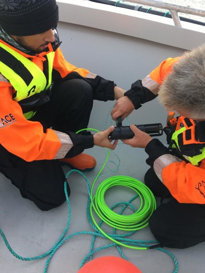 This underwater microphone is a part of SICA, an automated force system based on acoustic signals. This underwater microphone is a part of SICA, an automated force system based on acoustic signals.