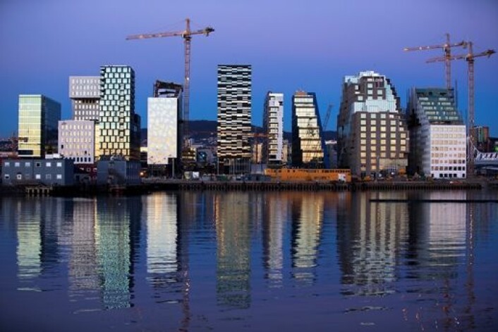 Barcode er selve symbolet på de muligheter som finnes i å gjøre Oslo til et tyngdepunkt innen finansnæringen. (Foto: Scanpix, Cornelius Poppe)