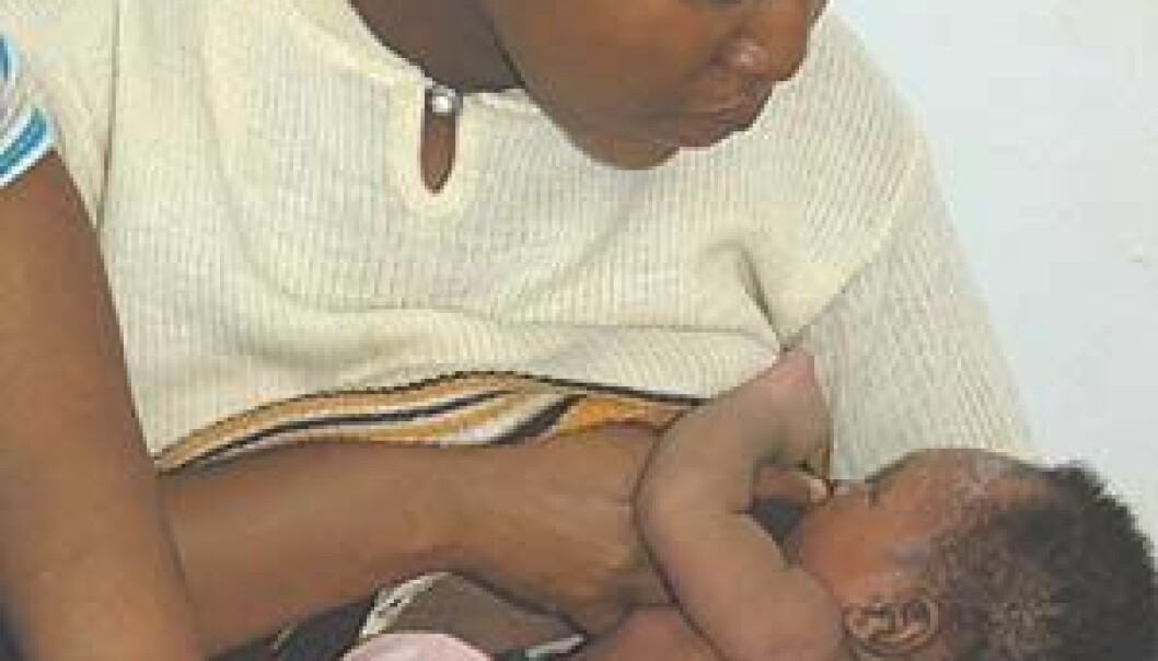 Amming reduserer barnedødelighet tross HIV-trussel
