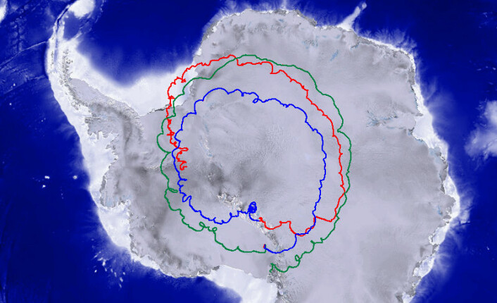 Super-TIGER-ballongen gjorde nesten tre rundreiser over sydpollandet fra 8. desember 2012 til 1. februar 2013 - over 55 døgn til sammen. Den sirkelformede kursen skyldes sakte synkende luftmasser over sydpollandet. På grunn av jordrotasjonen får de en roterende bevegelse mot urviseren, motsatt av retningen på den nordlige halvkule. Det kalles derfor den antarktiske antisyklonen. (Foto: (Figur: NASA))