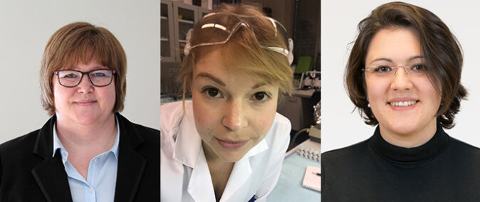 Frå venstre: Ingunn Tho, Julia Alopaeus og Martina Tzanova. Frå venstre: Ingunn Tho, Julia Alopaeus og Martina Tzanova.