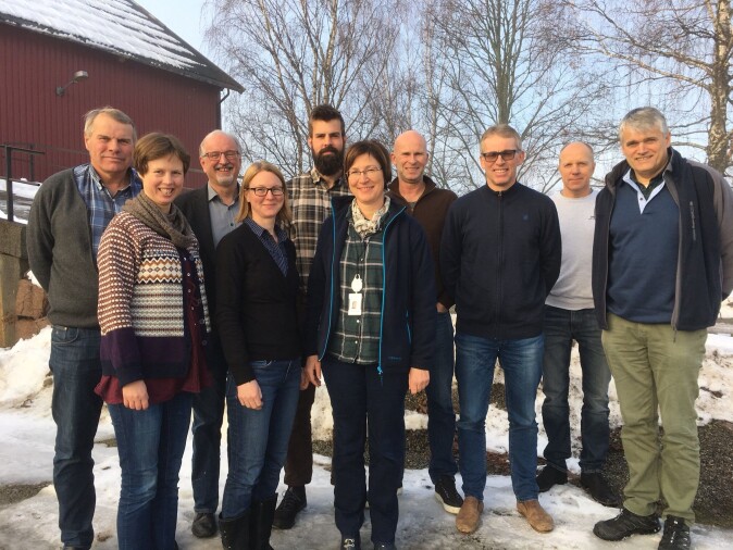 Fokusgruppe med bønder i Lier. Fokusgruppe med bønder i Lier.