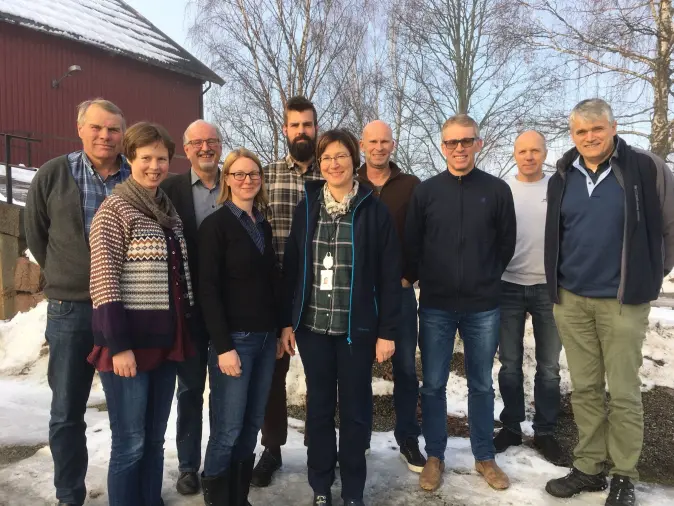 Fokusgruppe med bønder i Lier. Fokusgruppe med bønder i Lier.