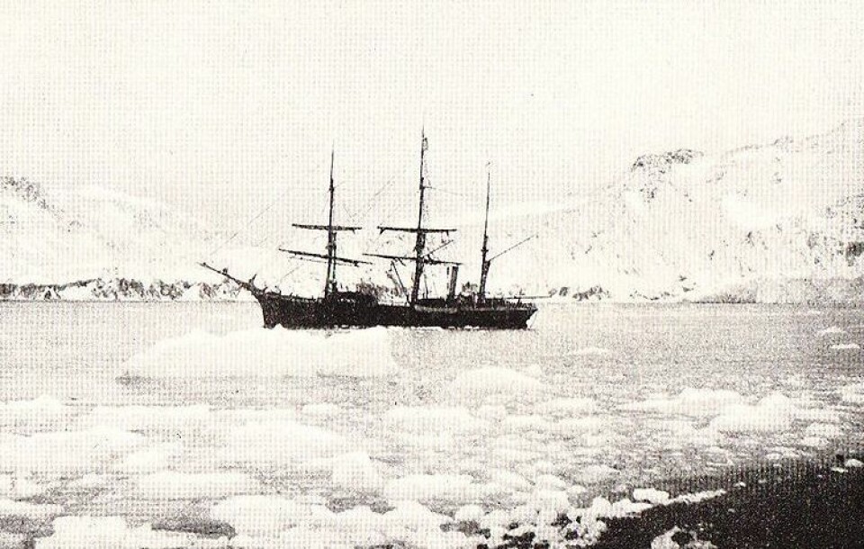 Polarskuta Antarctic ble brukt i kartleggingen av Sørpolen på starten av 1900-tallet, men gikk ned for 110 år siden. Nye oppdagelser viser at skipet likevel fortsatt kan være godt bevart. (Foto: Wikimedia Creative Commons)