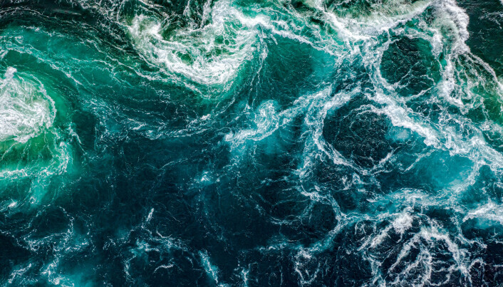 Luftfoto av Saltstraumen Luftfoto av Saltstraumen