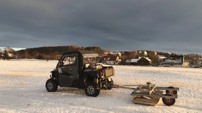 GPR can quickly provide an overview of an area. GPR can quickly provide an overview of an area.