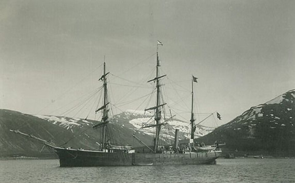 Antarctic, fotografert utenfor Tromsø i 1898. (Foto: Otto Kjellström/Wikimedia Creative Commons)