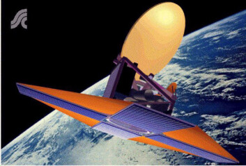 Satellitten Odin ble utviklet av svenskene, og sendt ut for å observere fjerne stjerner i samarbeid med tre andre land. (Foto: (Bilde: Rymdstyrelsen)) Satellitten Odin ble utviklet av svenskene, og sendt ut for å observere fjerne stjerner i samarbeid med tre andre land. (Foto: (Bilde: Rymdstyrelsen))