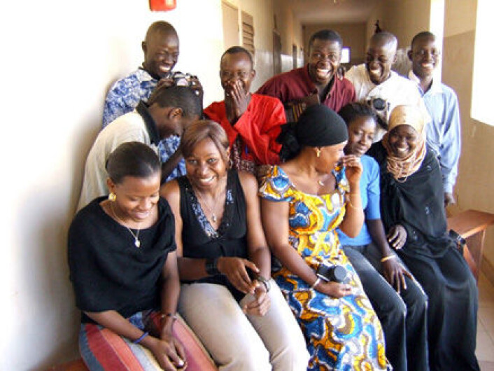 "Studenter i visuelle kulturstudier ved Universitetet i Mali." "Studenter i visuelle kulturstudier ved Universitetet i Mali."
