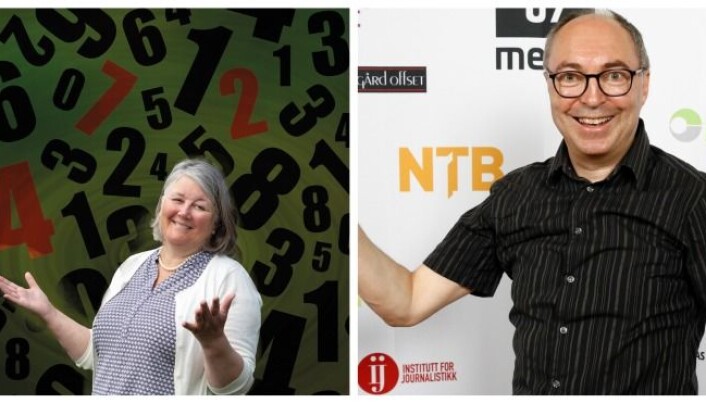 Yngve Vogt og Hanne Utigard deler sine mattetips i podcasten Matematikk for alle. Yngve Vogt og Hanne Utigard deler sine mattetips i podcasten Matematikk for alle.