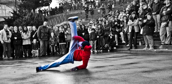 Breaking handler om å vise fram sine egne, individuelle bevegelser. (Foto: Flickr/Daniel Wehner) Breaking handler om å vise fram sine egne, individuelle bevegelser. (Foto: Flickr/Daniel Wehner)