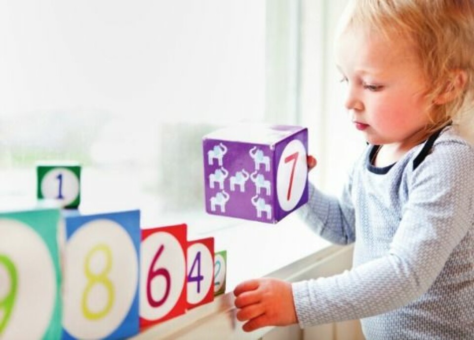 Norske barn er bedre på puslespill enn telling sammenlignet med barn fra andre land. (Foto: Elisabeth Tønnesen)