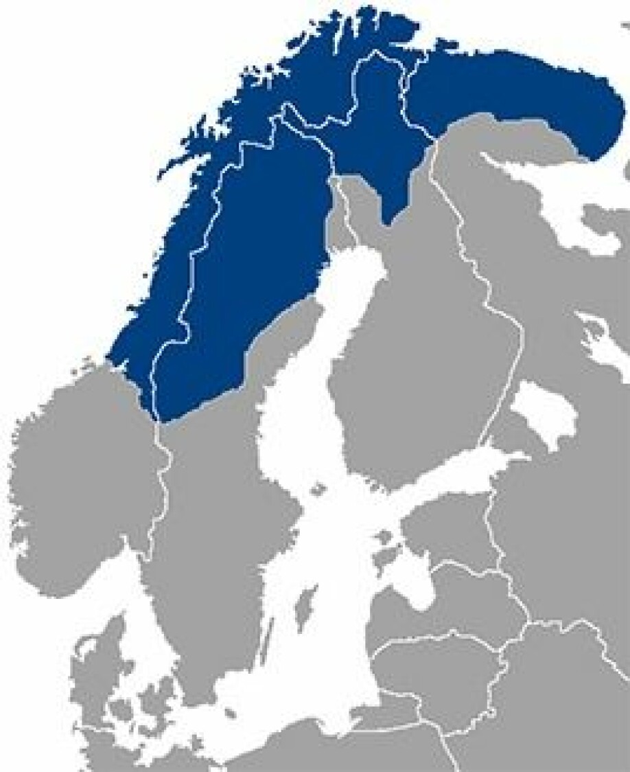 Sápmi strekker seg over store deler av Norge, Sverige, Finland og Russland.