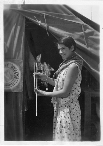 Bertha Pallan har blitt betegnet som den første kvinnelige arkeolog av indiansk avstamning. (Foto: Smithsonian Institution Archives) Bertha Pallan har blitt betegnet som den første kvinnelige arkeolog av indiansk avstamning. (Foto: Smithsonian Institution Archives)