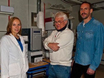 Kine S. Dervola, Ivar Walaas og Espen B. Johansen har gjort nyvinnende forskning på effekten av omega-3-tilskudd på rotter med ADHD. (Foto: Carina Knudsen, UiO) Kine S. Dervola, Ivar Walaas og Espen B. Johansen har gjort nyvinnende forskning på effekten av omega-3-tilskudd på rotter med ADHD. (Foto: Carina Knudsen, UiO)