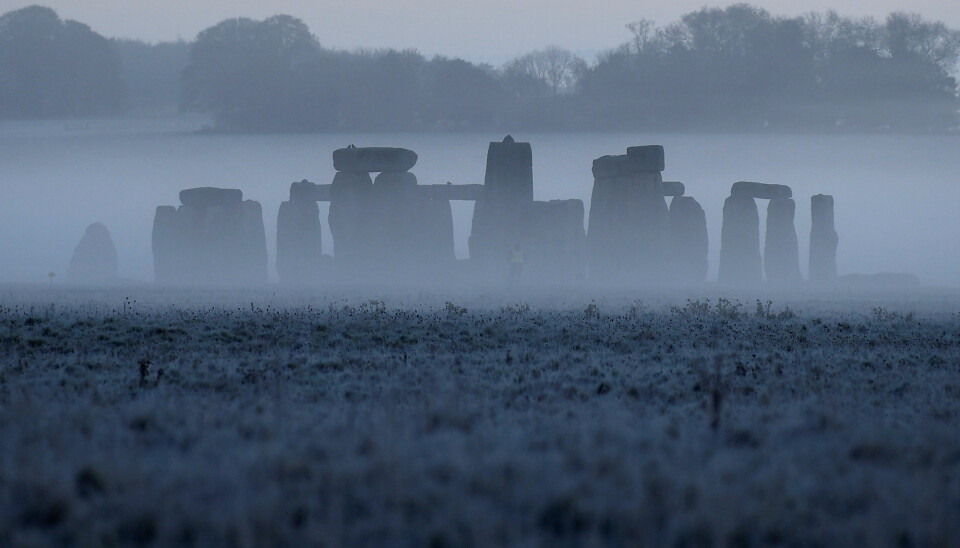 Stonehenge, slik det så ut en kald novembermorgen i 2020.