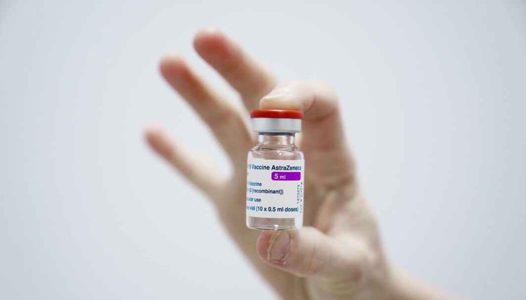 De første dosene av AstraZeneca-vaksinen på et lager til Folkehelseinstituttet (FHI). De første dosene av AstraZeneca-vaksinen på et lager til Folkehelseinstituttet (FHI).