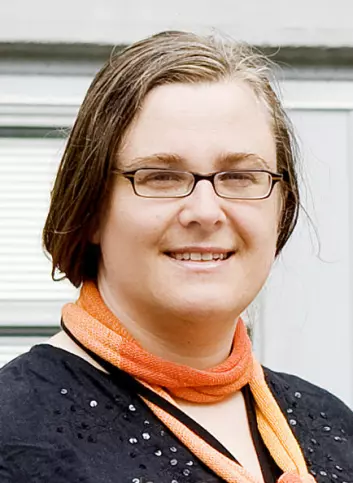 Kari Anne Holte ved IRIS. (Foto: Elisabeth Tønnessen)